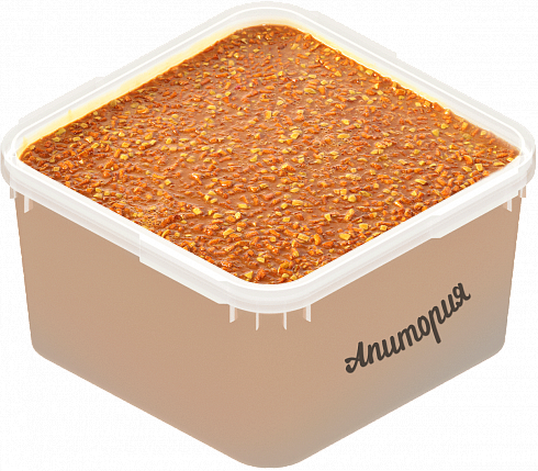 Creamed honey with apple and cinnamon